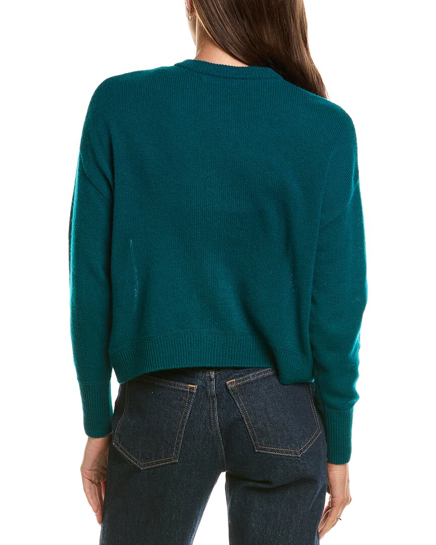 Hannah Rose Hannah Rose Drop-Shoulder 100% Cashmere Cardigan