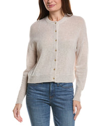 Hannah Rose Hannah Rose Drop-Shoulder 100% Cashmere Cardigan