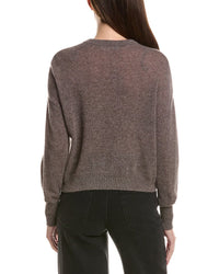 Hannah Rose Hannah Rose Drop-Shoulder 100% Cashmere Cardigan