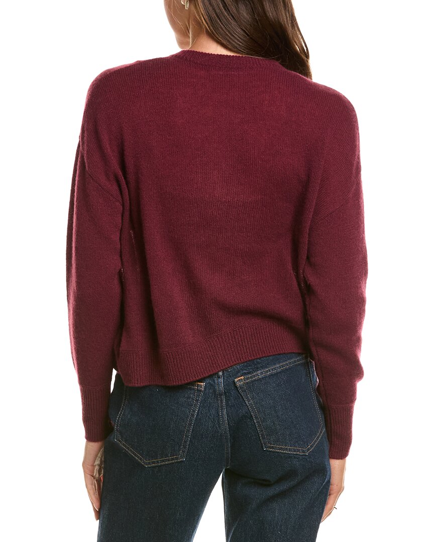 Hannah Rose Hannah Rose Drop-Shoulder 100% Cashmere Cardigan