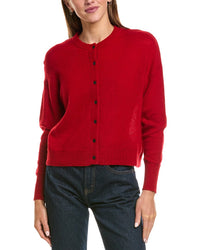 Hannah Rose Hannah Rose Drop Shoulder 100% Cashmere Cardigan