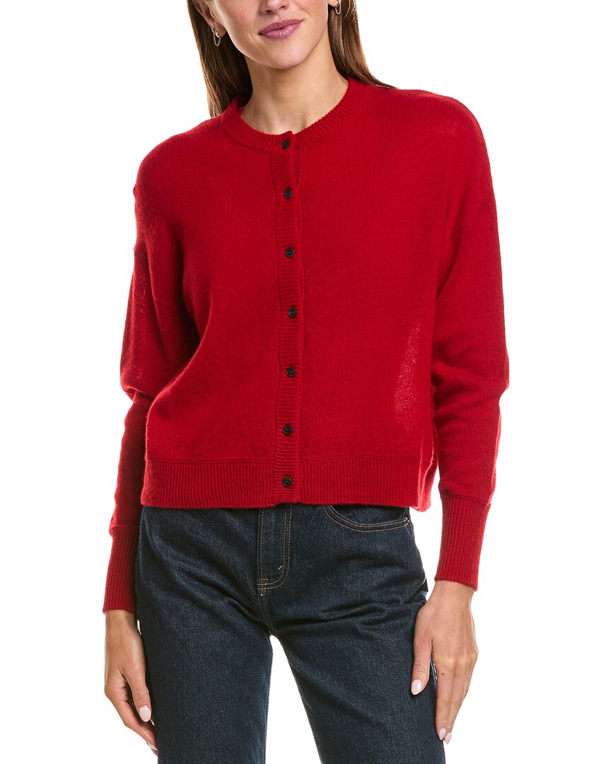 Hannah Rose Hannah Rose Drop Shoulder 100% Cashmere Cardigan