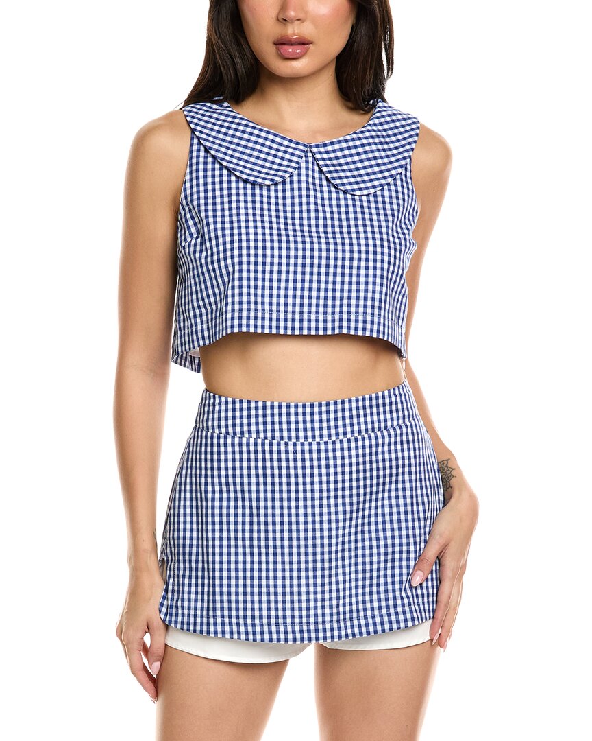 Luxe Always Check Mini Skirt