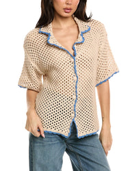 LUXE ALWAYS Luxe Always Open Knit Shirt