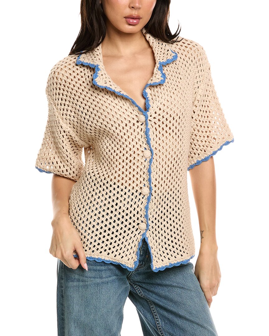 LUXE ALWAYS Luxe Always Open Knit Shirt