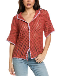 LUXE ALWAYS Luxe Always Open Knit Shirt