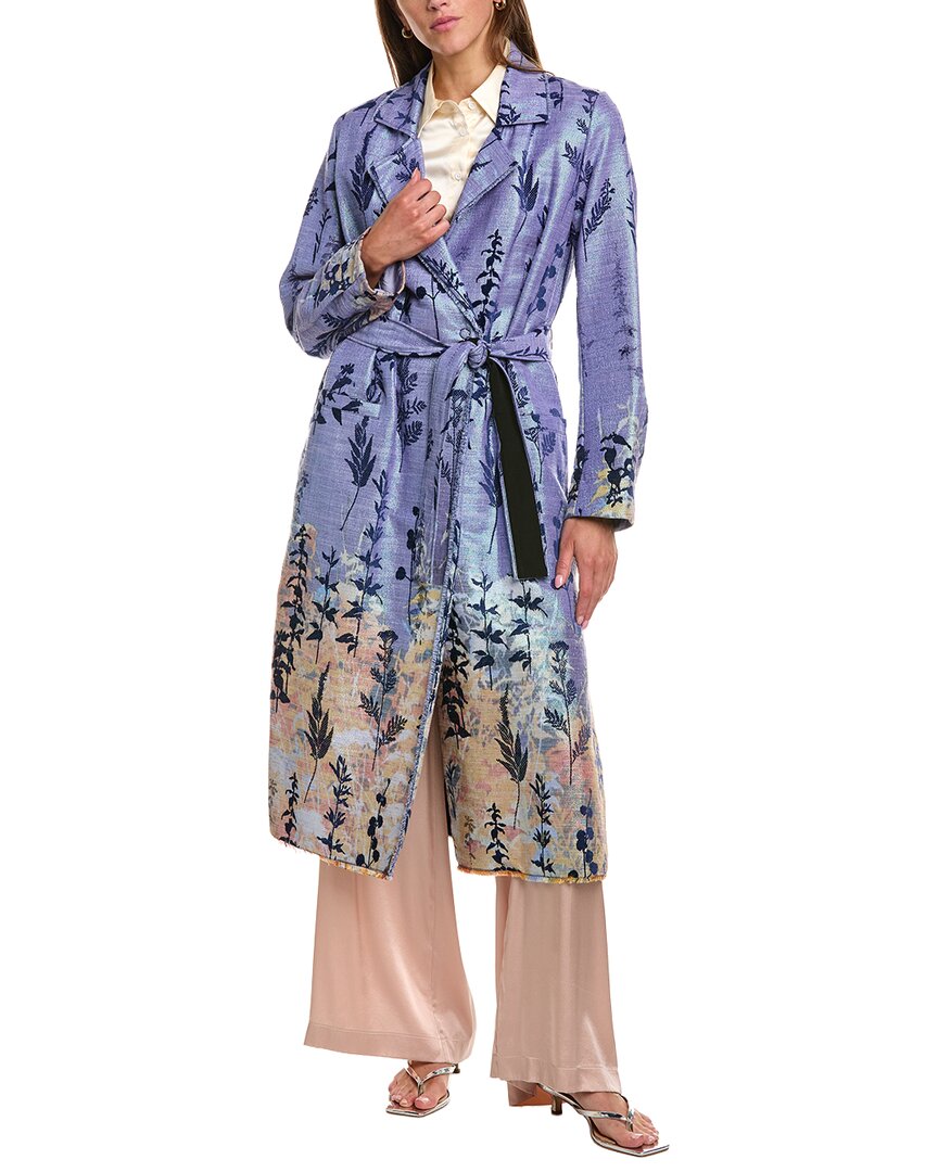 forte_forte Forte_Forte Floral Coat