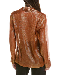 forte_forte Forte_Forte Silk-Blend Blouse