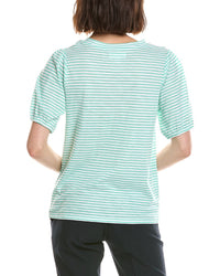 Stella Parker Caroline Notch Neck Puff Sleeve Top