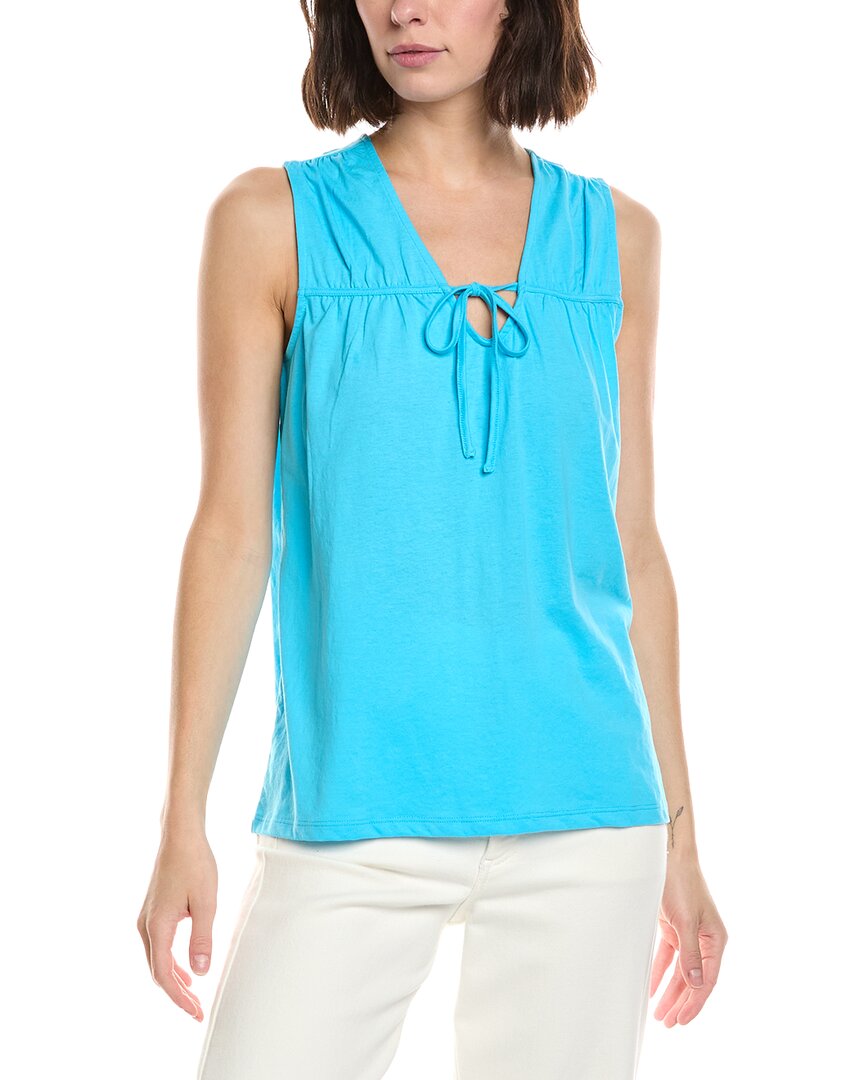 Stella Parker Brighton Ruched Tie Top