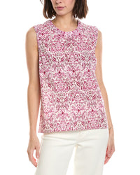 Stella Parker Willa Linen-Blend Top