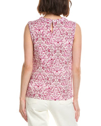 Stella Parker Willa Linen-Blend Top