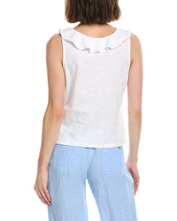Stella Parker Anna Ruffle Neckline Blouse