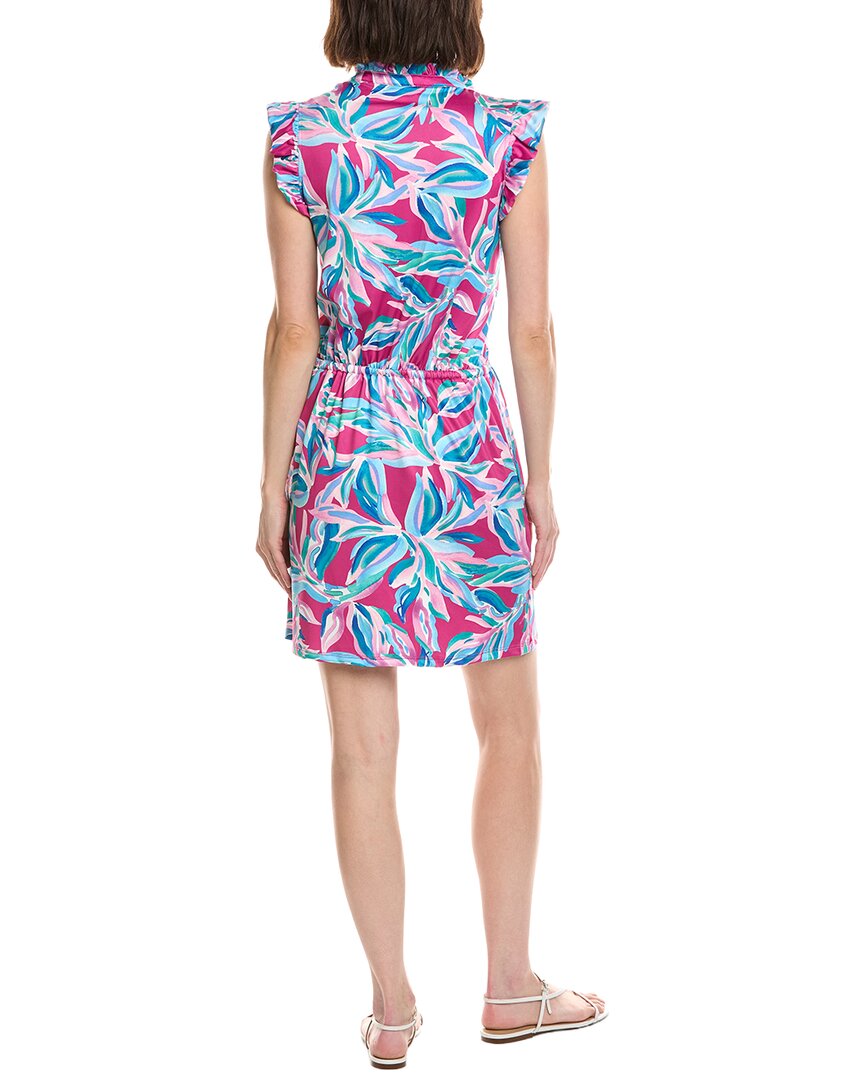 Stella Parker Audra Ruffle Sleeve Y Neck Dress