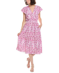 Stella Parker Farraf Ruffle Panel Maxi Dress