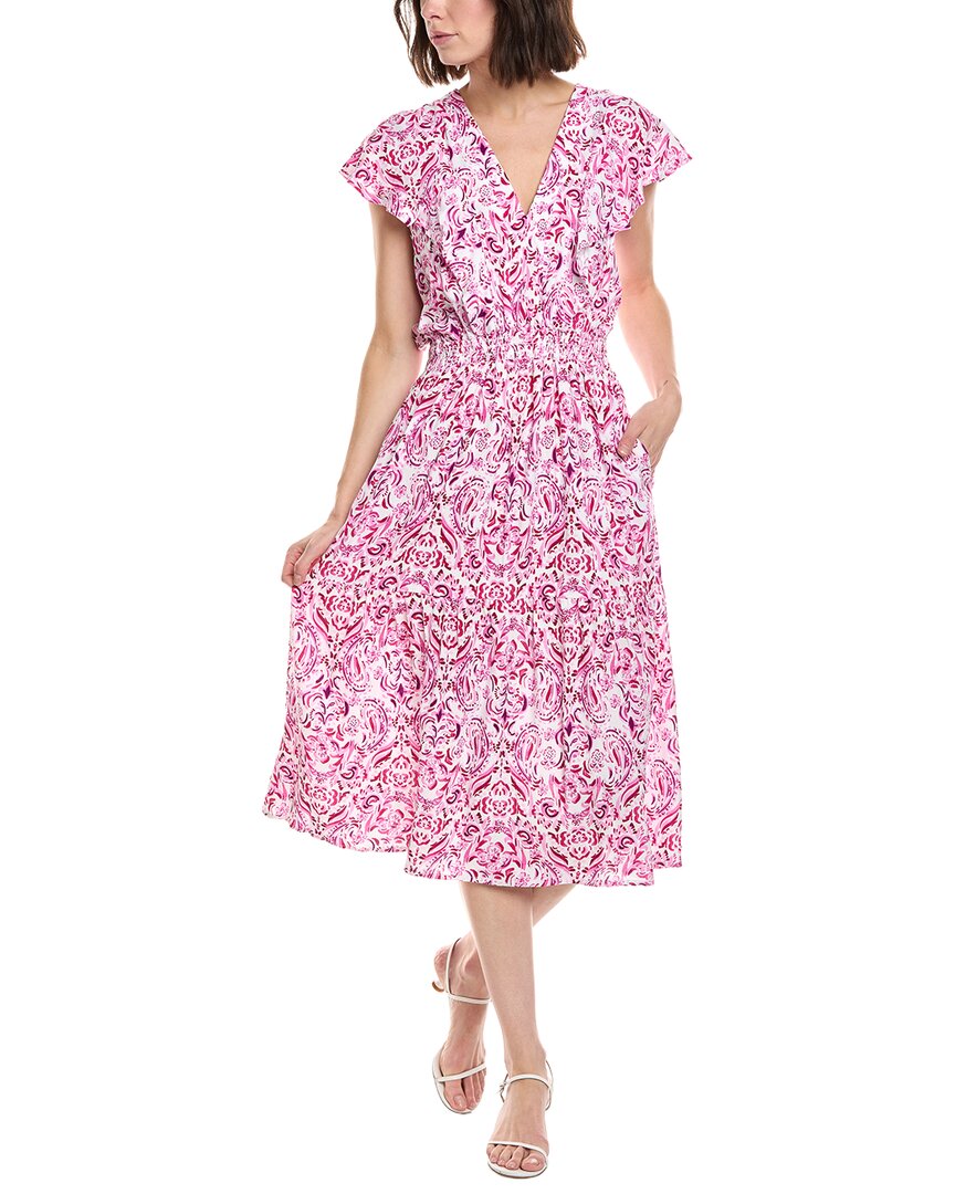 Stella Parker Farraf Ruffle Panel Maxi Dress