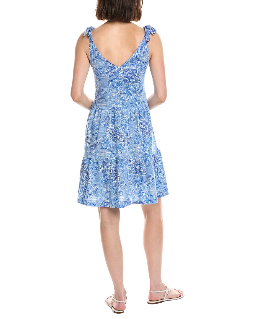 Stella Parker Bow Shoulder Tiered Mini Dress