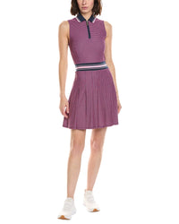 Stella Parker Pleated Skirt Polo Dress