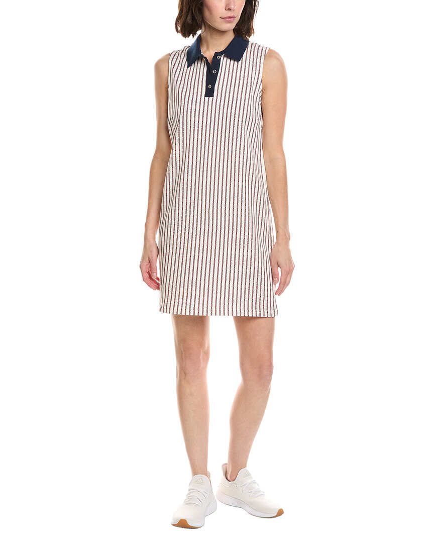 Stella Parker Edie Contrast Collar Polo Shirtdress