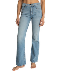 ASKK NY Askk Ny Womens  Water Street High-Rise Kick Straight Jean, 33, Blue
