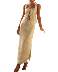 ENJOY PETRA Enjoy Petra 2Pc Top & Skirt Set