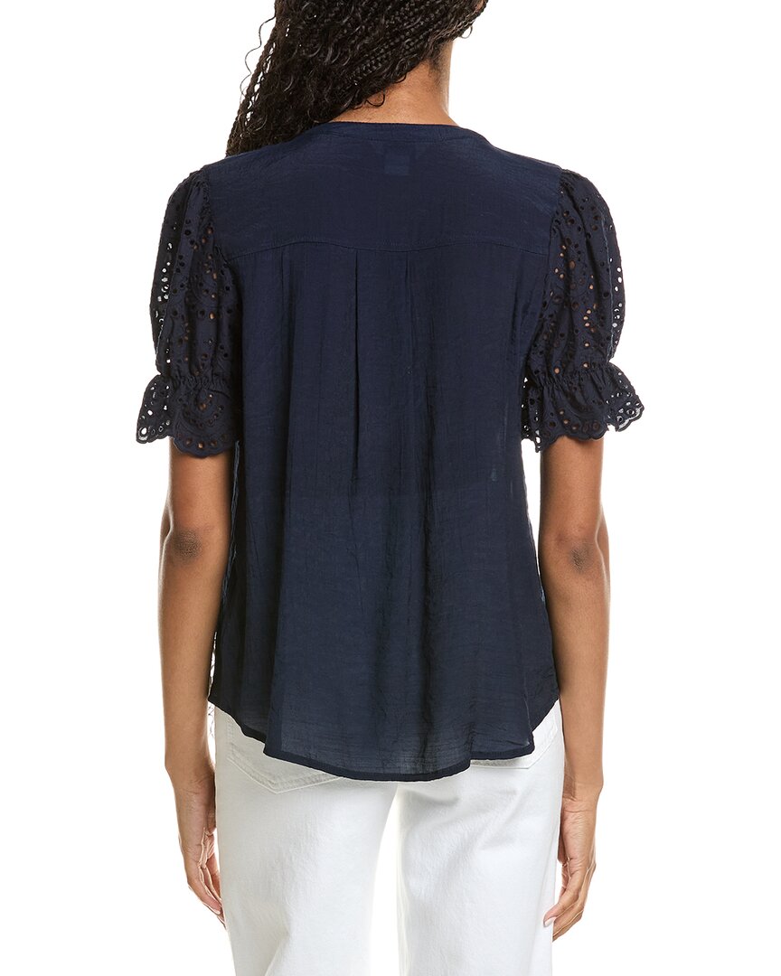 Nanette Nanette Lepore Eyelet Sleeve Blouse
