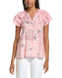 Nanette Nanette Lepore Tiered Sleeve Blouse