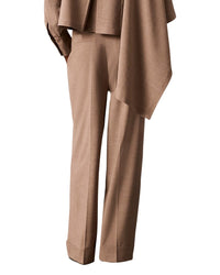 Calvin Klein Fly Front Cuffed Wide Leg Pant