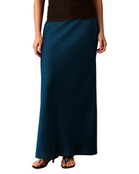 Calvin Klein Petite Pull On Bias Flared Maxi Skirt