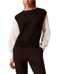 Calvin Klein Poplin Open Side Twofer Perfect Blend