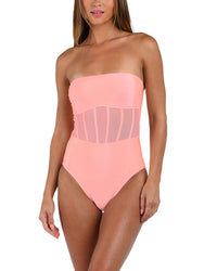 Sunshine 79 Sunshine Solids Bandeau One-Piece
