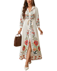 Camila Blanco Maxi Dress