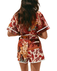 Amina Glam Shirt & Short Set
