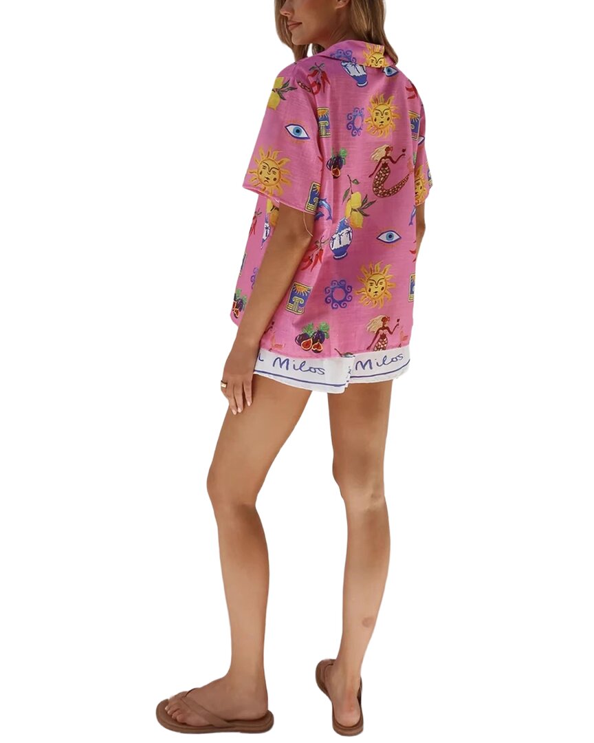 AMINA GLAM Amina Glam Shirt & Short Set