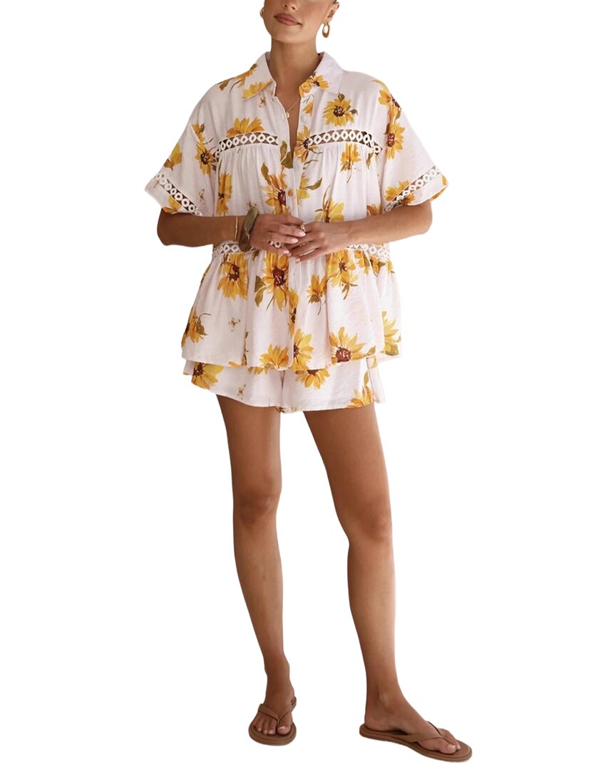 Amina Glam Shirt & Short Set