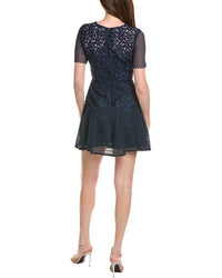Milly Milly Lana Floral Geo Combo Lace Mini Dress