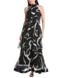 Milly Salem Brushed Chiffon Bell Dress