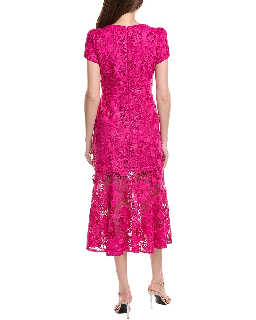 Milly Daisy Floral Embroidery Maxi Dress