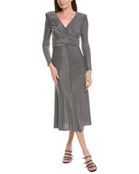 Milly Rhys Jersey V-Neck Wrap Maxi Dress