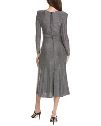 Milly Rhys Jersey V-Neck Wrap Maxi Dress