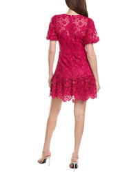 Milly Yasmin Rose Mosaic Mini Dress