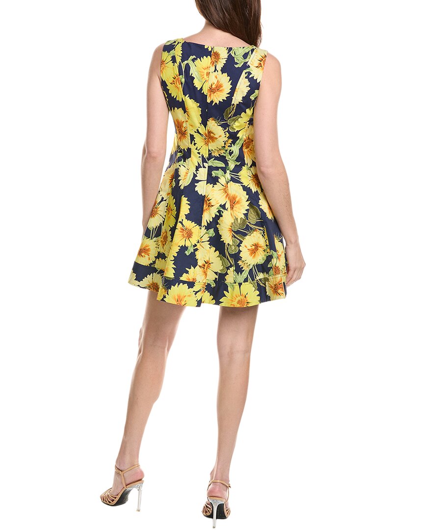 Milly Poppy Sunflower Poplin Mini Dress
