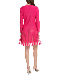 Milly Tabitha Sheer Godet Mini Dress