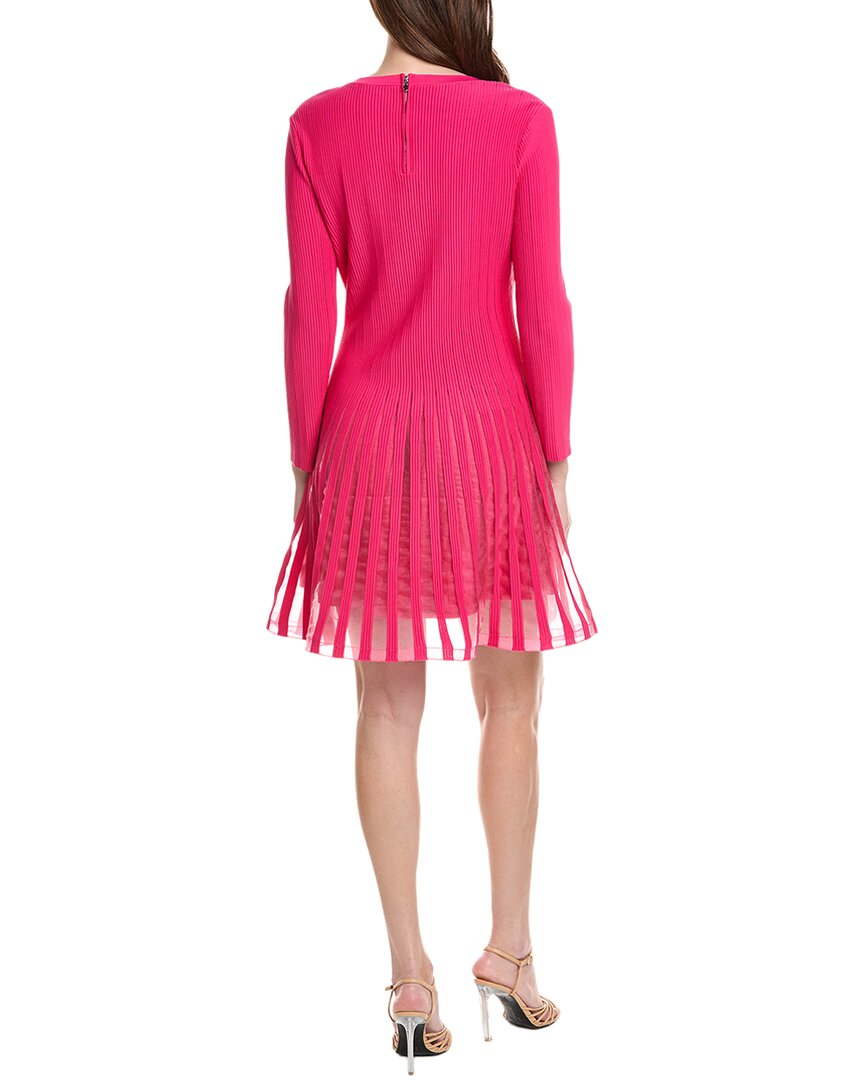 Milly Tabitha Sheer Godet Mini Dress