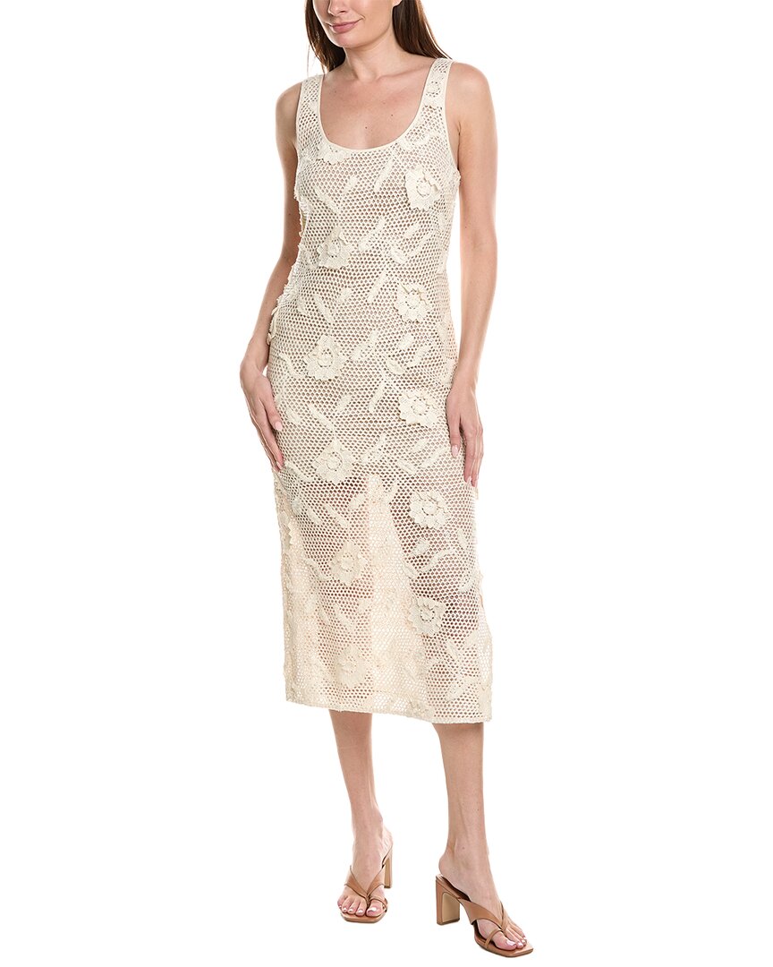 Milly Milly Sequin Crochet Cover-Up Maxi Dress