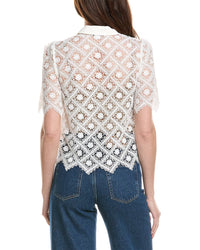 Milly Milly Addison Tile Lace Shirt