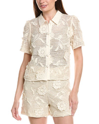 Milly Milly Sequin Crochet Top
