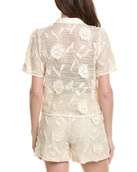 Milly Milly Sequin Crochet Top