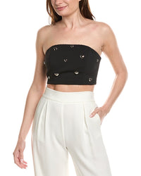 Milly Sharlee Heart Applique Tube Top