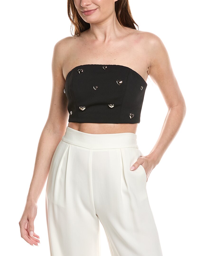 Milly Sharlee Heart Applique Tube Top